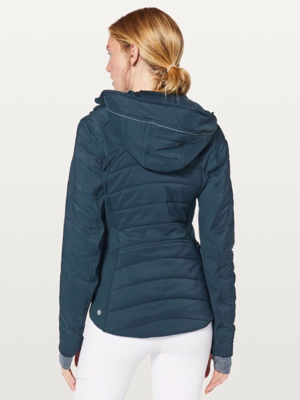 Lululemon Extra Mile Jacket - Nocturnal Teal - Size 10 - Picture 5 of 8